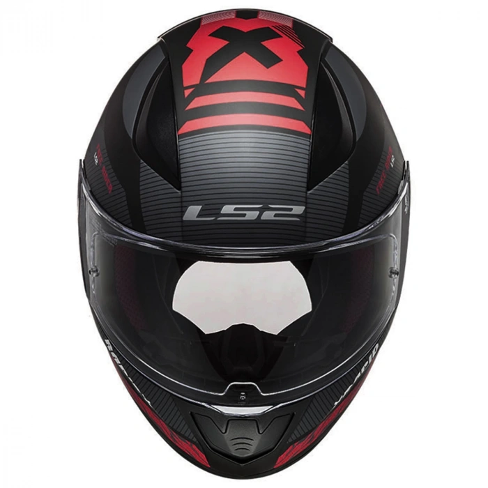 LS2 RAPIDD 2 XTREET MAT SİYAH-KIRMIZI KASK