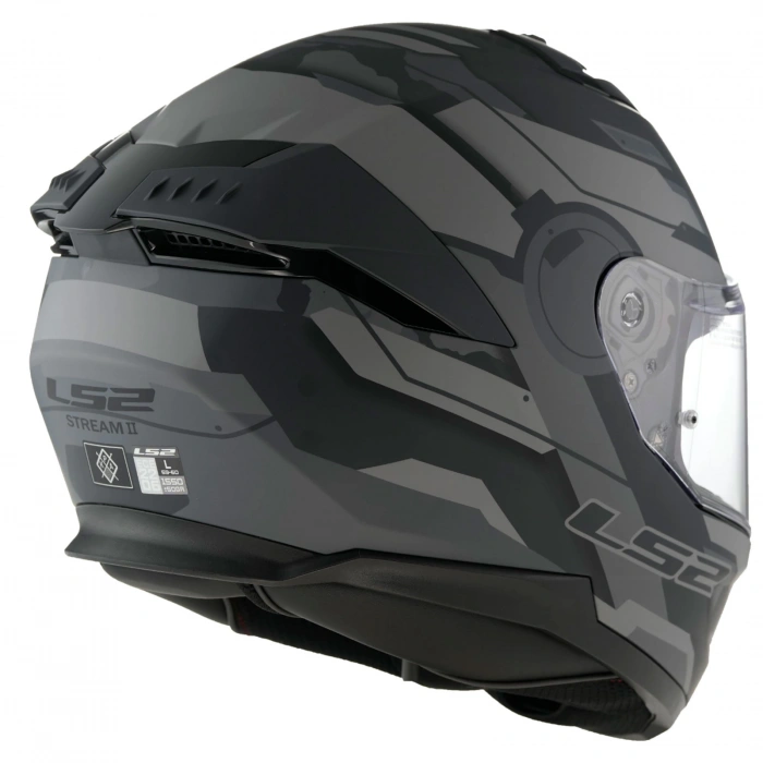 LS2 SSTREAM 2 SHADOW MAT TITANIUM-GRİ KASK