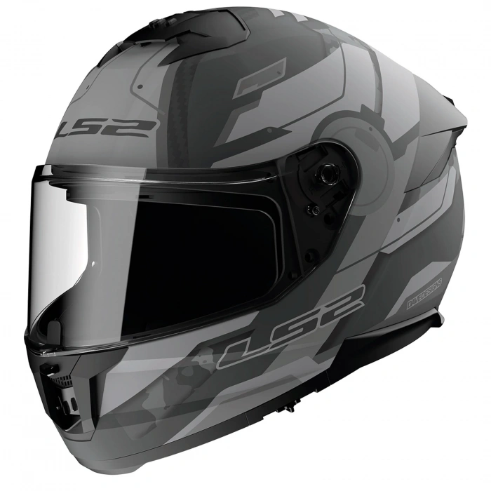 LS2 SSTREAM 2 SHADOW MAT TITANIUM-GRİ KASK