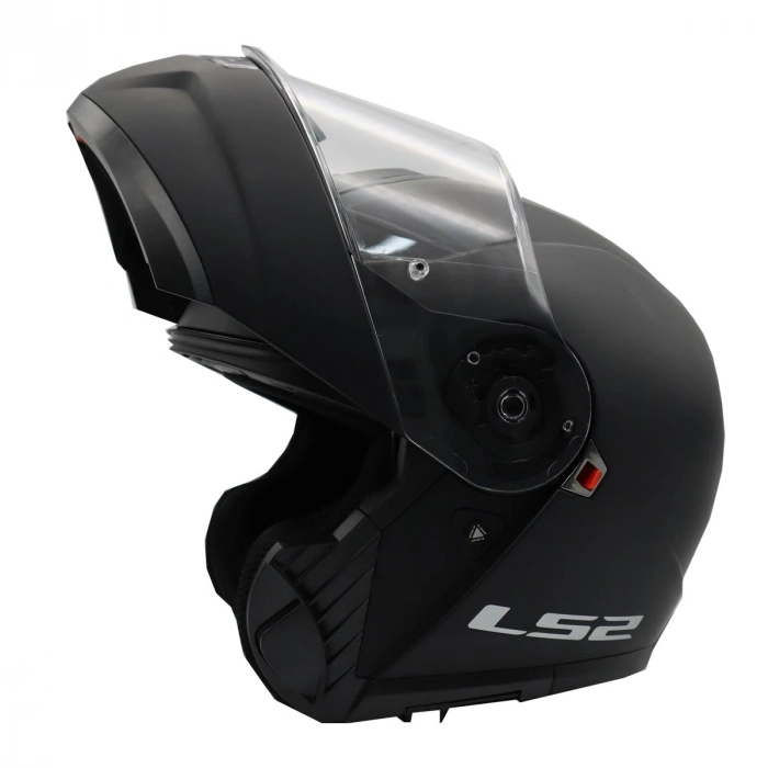 LS2 STROBE 2 ÇENE AÇILIR MAT SİYAH KASK