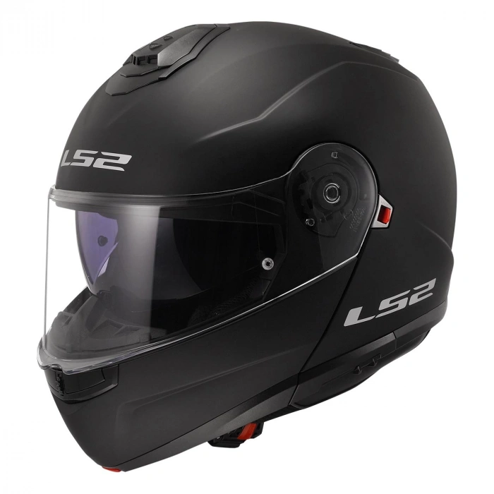LS2 STROBE 2 ÇENE AÇILIR MAT SİYAH KASK