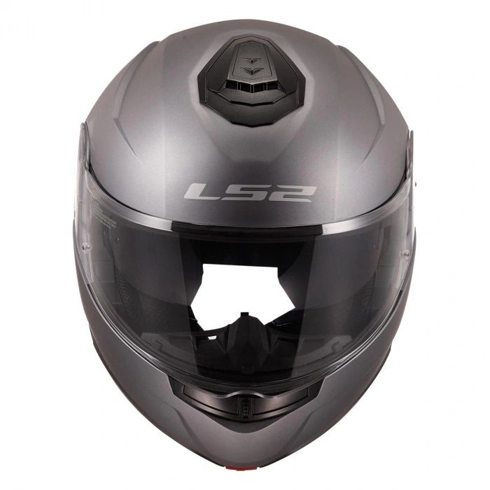 LS2 STROBE 2 ÇENE AÇILIR MAT TITANIUM KASK