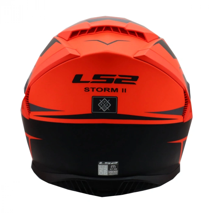 LS2 STORM 2 FIST MAT TURUNCU-SİYAH KASK