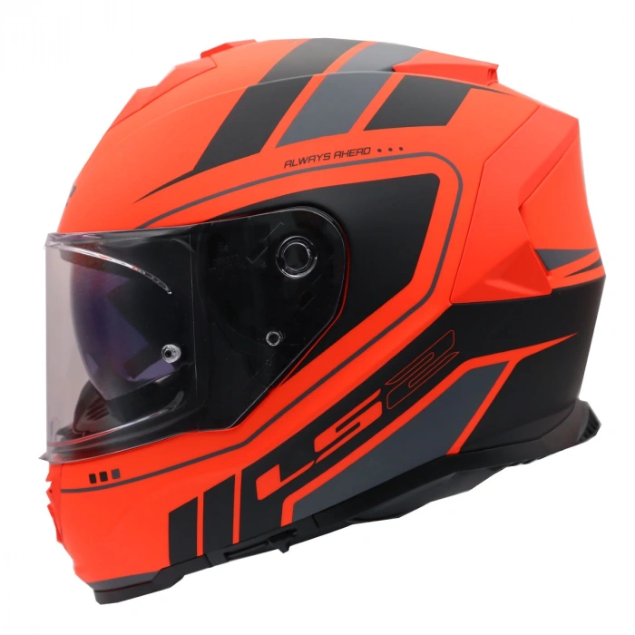 LS2 STORM 2 FIST MAT TURUNCU-SİYAH KASK