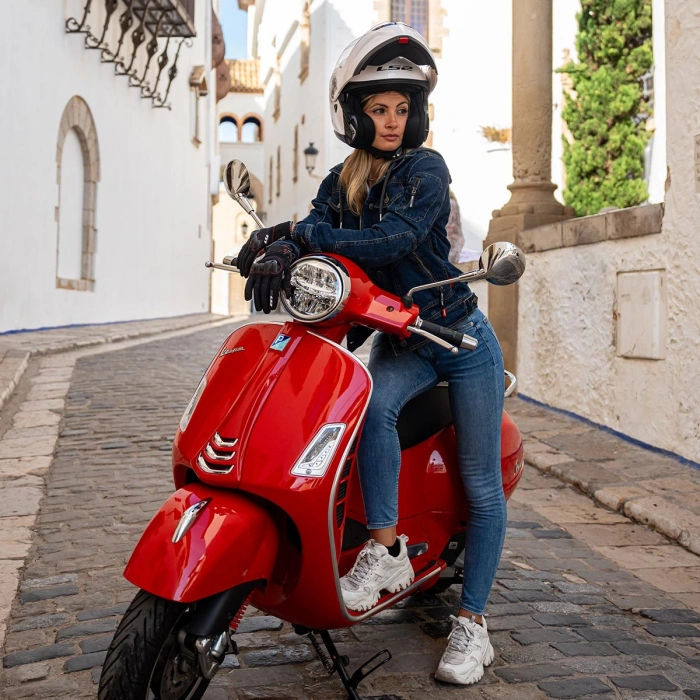 LS2 STROBE 2 ÇENE AÇILIR BEYAZ KASK