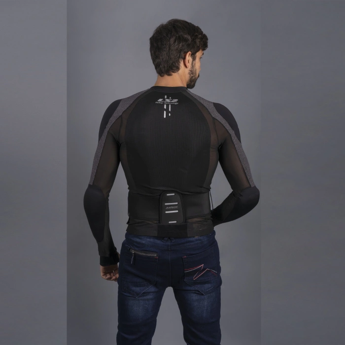 LS2 X-ARMOR FULL KORUMA SOFT SİYAH-GRİ