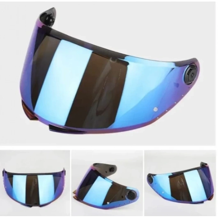 MT V28 - V28B KASK CAMI IRIDIUM GÖKKUŞAĞI (THUNDER 4SV - STİNGER 2 - BRAKERS)