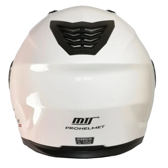 MTS 966 V2 ÇENE AÇILIR BEYAZ KASK