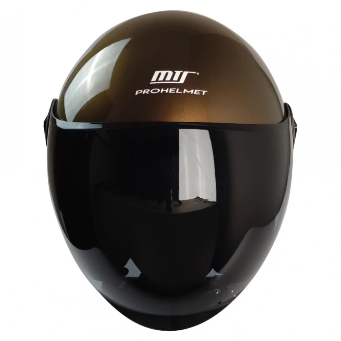 MTS FX-101 YARIM KASK KAHVERENGİ (SİYAH CAMLI)