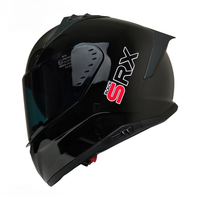 MTS M-201-SNAKE PARLAK SİYAH GÜNEŞ VİZÖRLÜ KASK