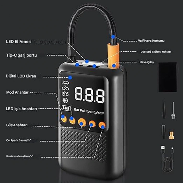 MTS ŞARZLI HAVA POMPASI