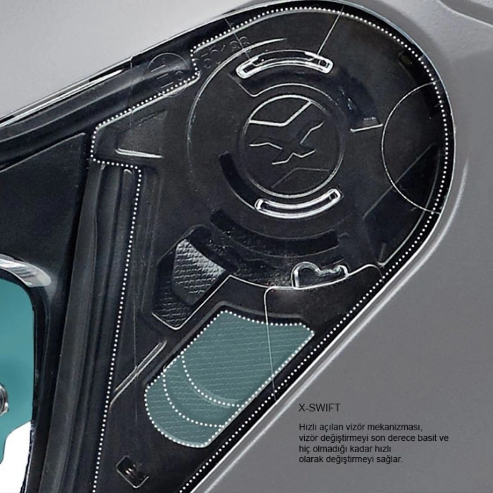 NEXX SX.100R HUNGRY MILES TURUNCU KAPALI KASK