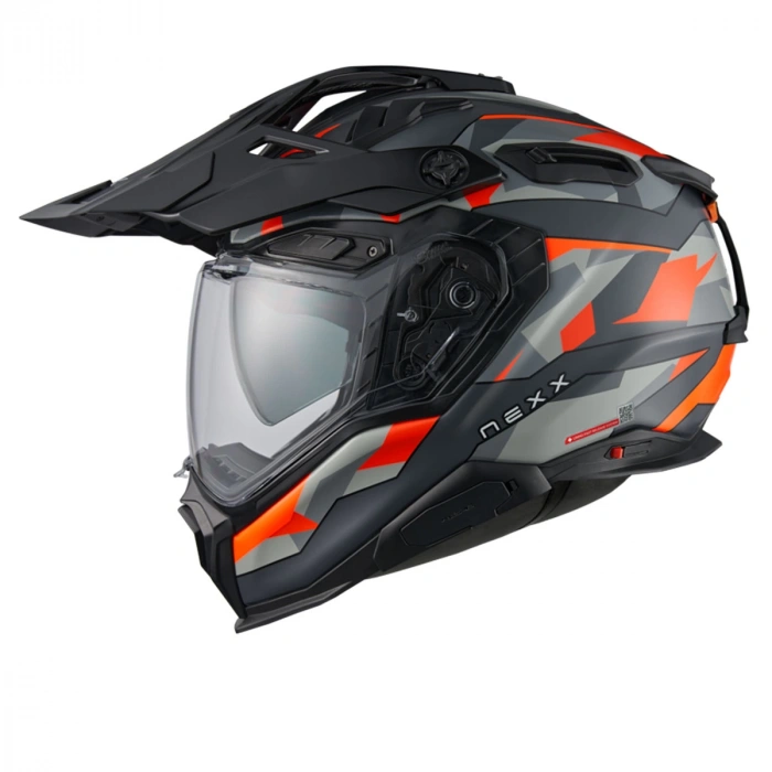 NEXX X.WED 3 TRAILMANIA MAT GRİ-TUTUNCU KASK