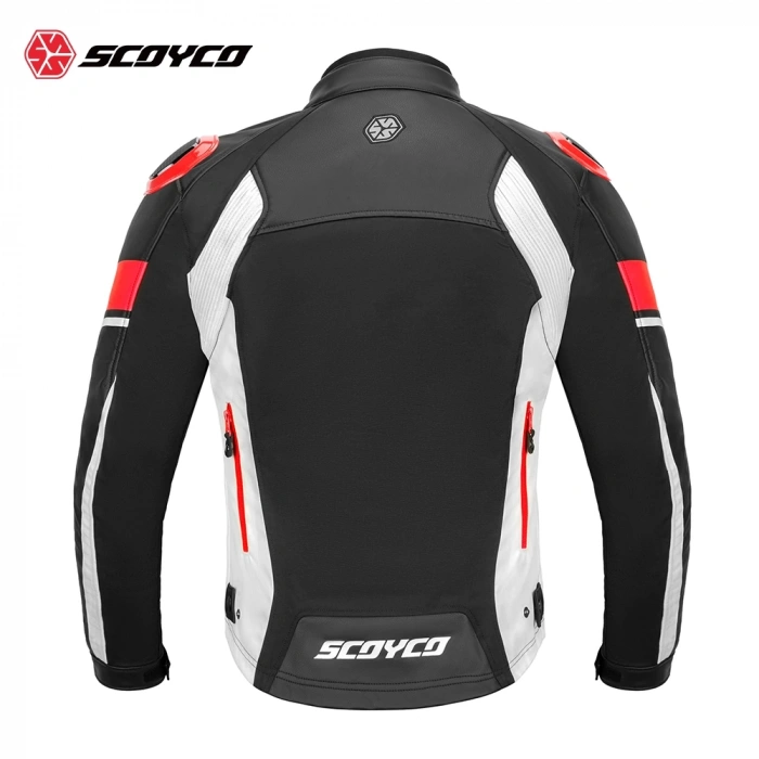 SCOYCO JK152 4 MEVSİM MONT DERİ KIRMIZI