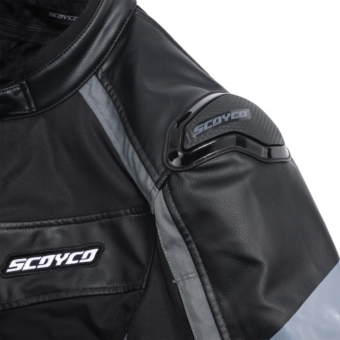 SCOYCO JK152 4 MEVSİM ERKEK MONT DERİ SİYAH