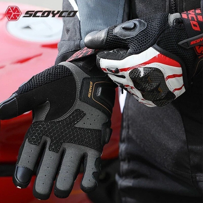 SCOYCO MC109 YAZLIK ELDİVEN KIRMIZI