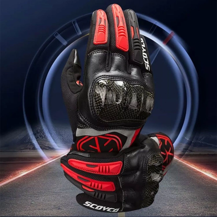 SCOYCO MC122 YAZLIK ELDİVEN KIRMIZI