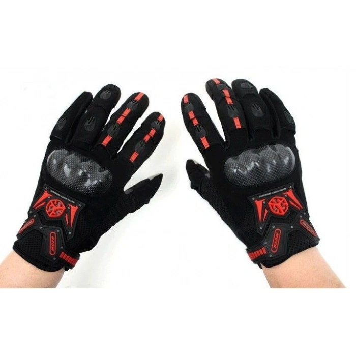 SCOYCO MC20 CARBON ELDİVEN KIRMIZI