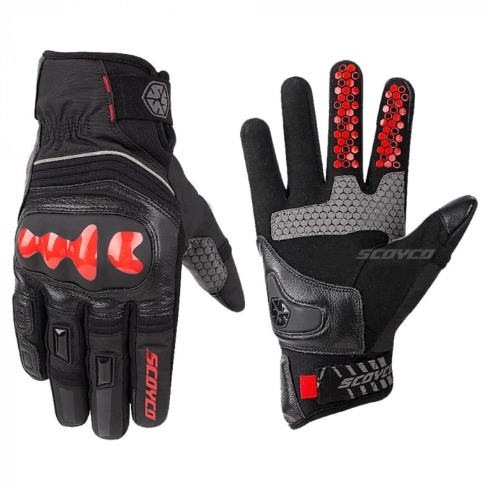 SCOYCO MC94 KIŞLIK ELDİVEN KIRMIZI