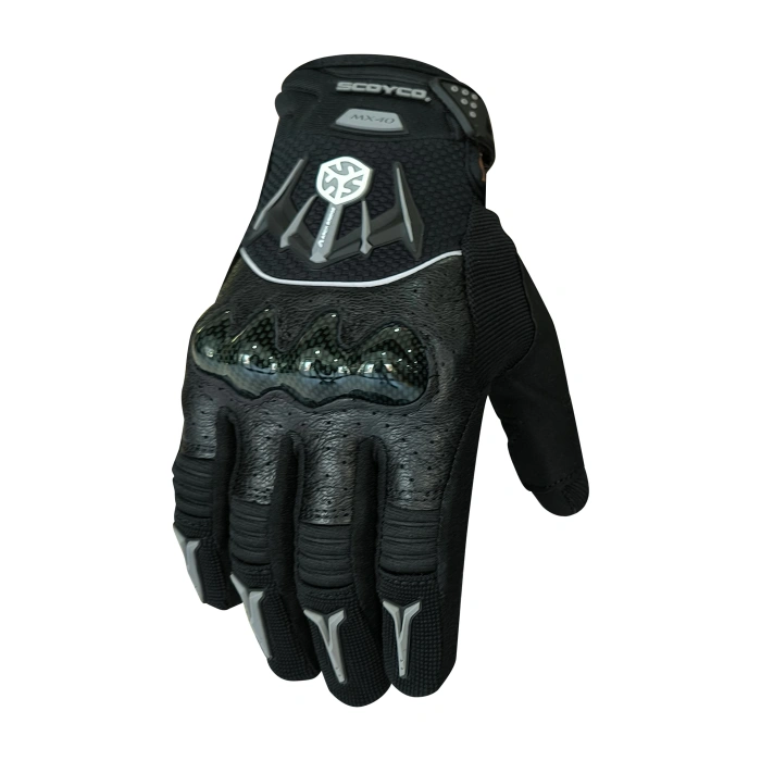 SCOYCO MX40 CARBON SİYAH ELDİVEN