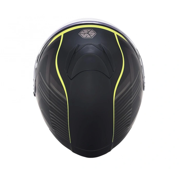 SCOYCO OF-669 CAVALRY MAT SİYAH-NEON YARIM KASK (GÜNEŞ VİZÖRLÜ)