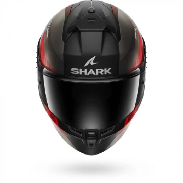 SHARK SKWAL CUP MOTOGP MAT SİYAH-KIRMIZI KASK (SİYAH CAM+PINLOCK HEDİYELİ)