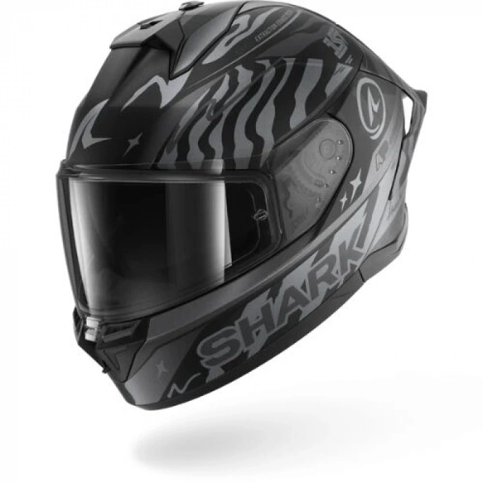 SHARK SKWAL CUP SPEED-FANCY SİYAH-GRİ KAPALI KASK (PINLOCK HEDİYELİDİR)