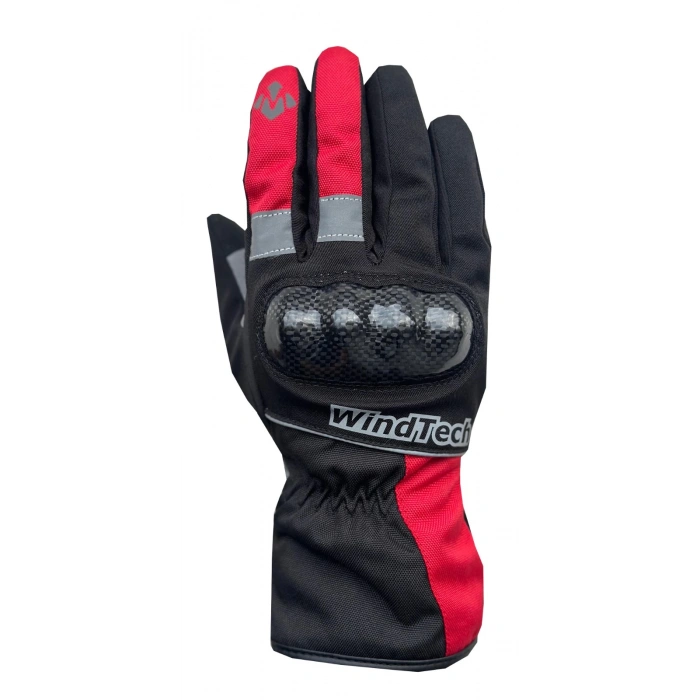 WİNDTECH KARBON KIŞLIK ELDİVEN KIRMIZI