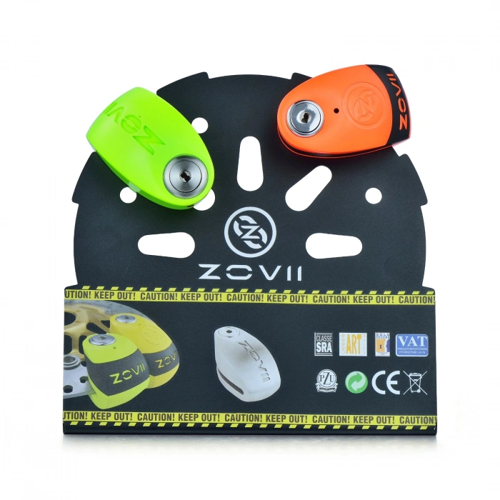 ZOOVII ZS6 6MM ALARMLI DİSK KİLİT CARBON SARI