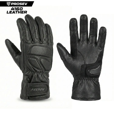 4160 SİYAH DERİ ELDİVEN EN SERTİFİKALI
