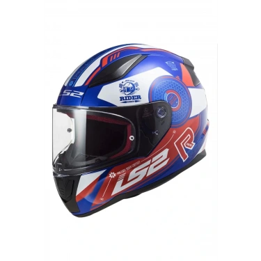 RAPID STRATUS MAVİ-KIRMIZI-BEYAZ KASK