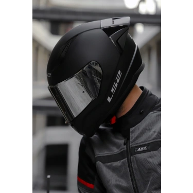 RAPID 2 RACE MAT SİYAH KASK ŞEFFAF+RENKLİ CAMLI+SPOILER