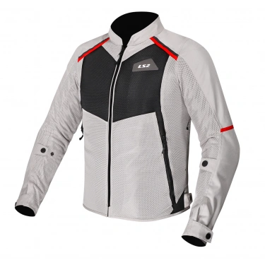 LS2 BREEZE YAZLIK FİLELİ KADIN MONT GRİ-SİYAH-KIRMIZI