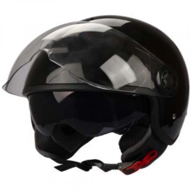 FREE-M FR-612 BLACK YARIM GÜNEŞ VİZÖRLÜ KASK