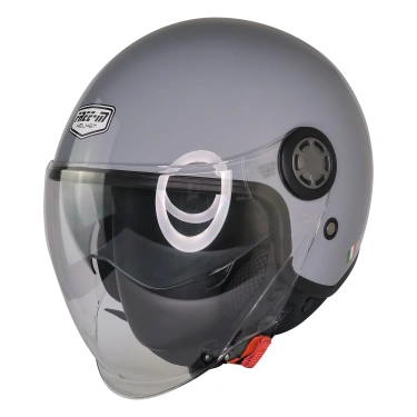 FR-612 NARDO GRİ YARIM KASK (GÜNEŞ VİZÖRLÜ)
