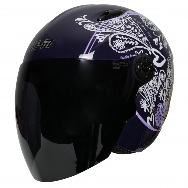 FREE-M 601 PAISLEY WOMEN KASK (SİYAH CAMLI)