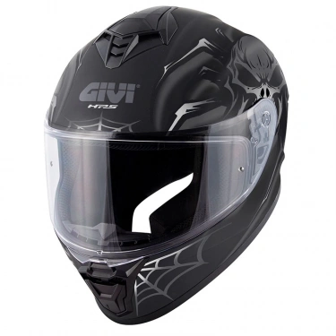 GIVI 50.X ARACHNO MAT SİYAH-GRİ KAPALI KASK