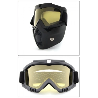 JET KASK MASKESİ AYNALI GOLD