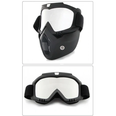 JET KASK MASKESİ AYNALI GRİ