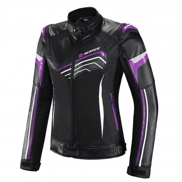 SCOYCO JK153W PURPLE 4 MEVSİM KADIN DERİ MONT