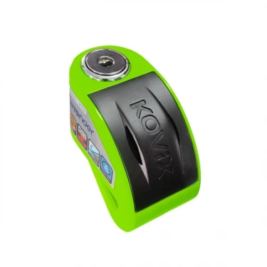 KOVIX KT6/CB-FG 6MM ALARMLI DİSK KİLİT YEŞİL