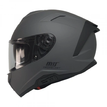 KUZEYMOTOR MTS X340 FULLFACE KASK MAT GRİ (ŞEFFAF CAMLI)
