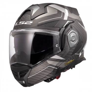 LS2 ADVANT X KARBON HORIZON MAT GÜMÜŞ-GRİ KASK