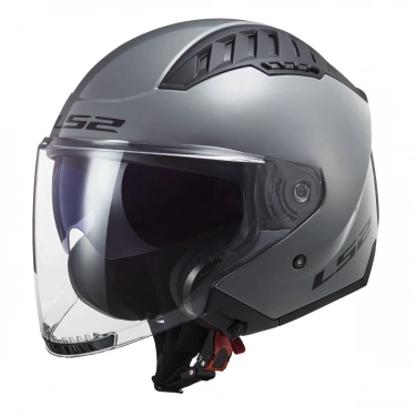 LS2 COOPTER 2 NARDO GRİ KASK (GÜNEŞ VİZÖRLÜ)
