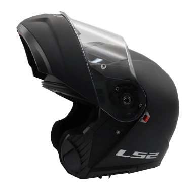 LS2 STROBE 2 ÇENE AÇILIR MAT SİYAH KASK
