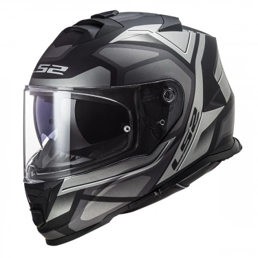 LS2 STORM 2 FASTER MAT TITANIUM KASK