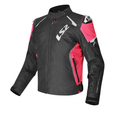 LS2 ZOOM KADIN MONT SİYAH-FUŞYA