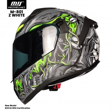 MTS M-201-SNAKE ZOMBIES WHITE KASK