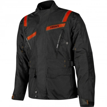 PROSEV 5217 STELVIO 4 MEVSİM UZUN MONT SİYAH-KIRMIZI