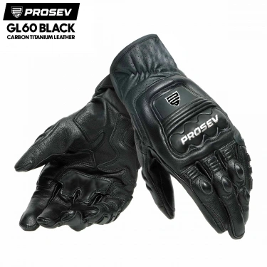 PROSEV GL60 CARBON TİTANTUM DERİ ELDİVEN SİYAH